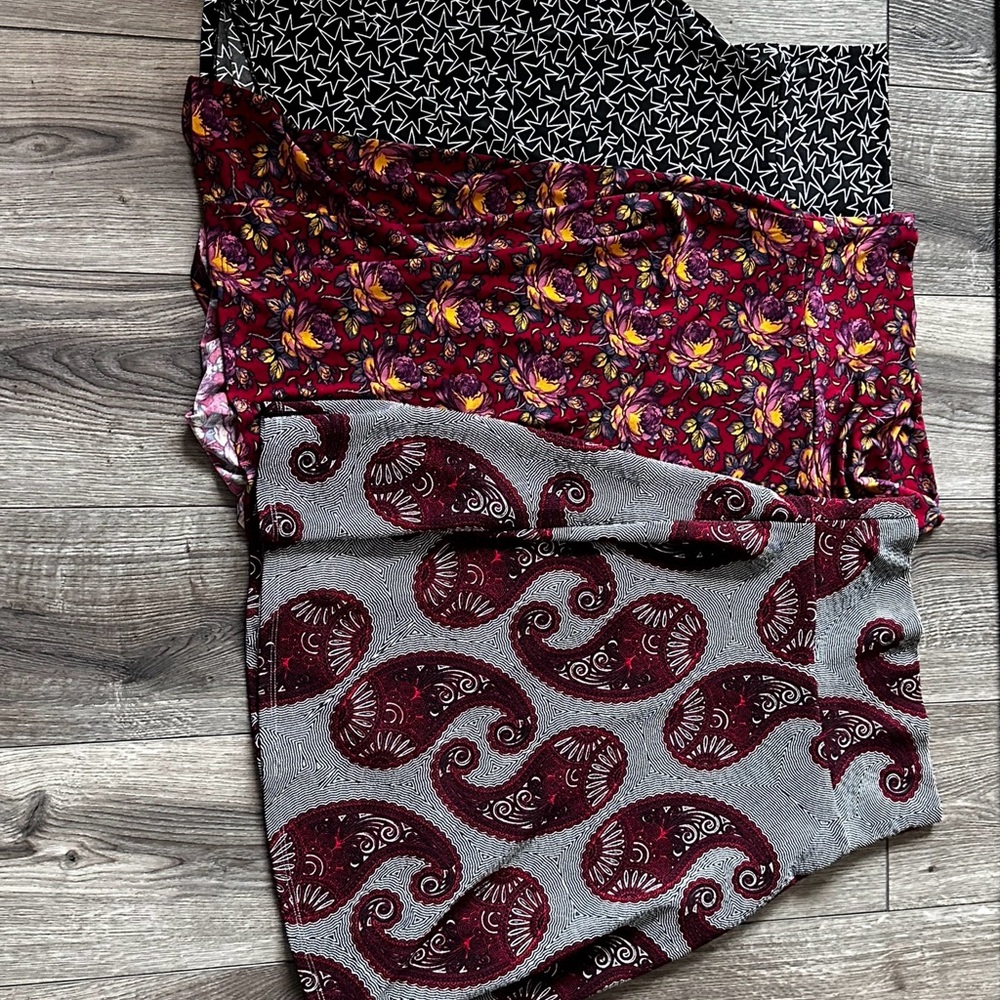 LuLaRoe Azure skirts. Lot of 3 size small